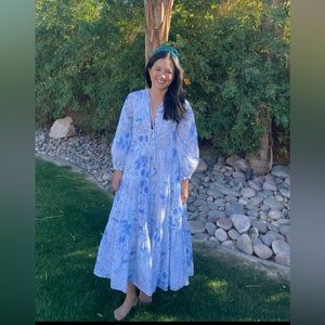 Perrin & Co cotton maxi boho dress